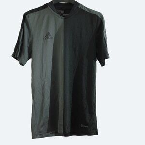 Adidas black tiro half & half jersey size S